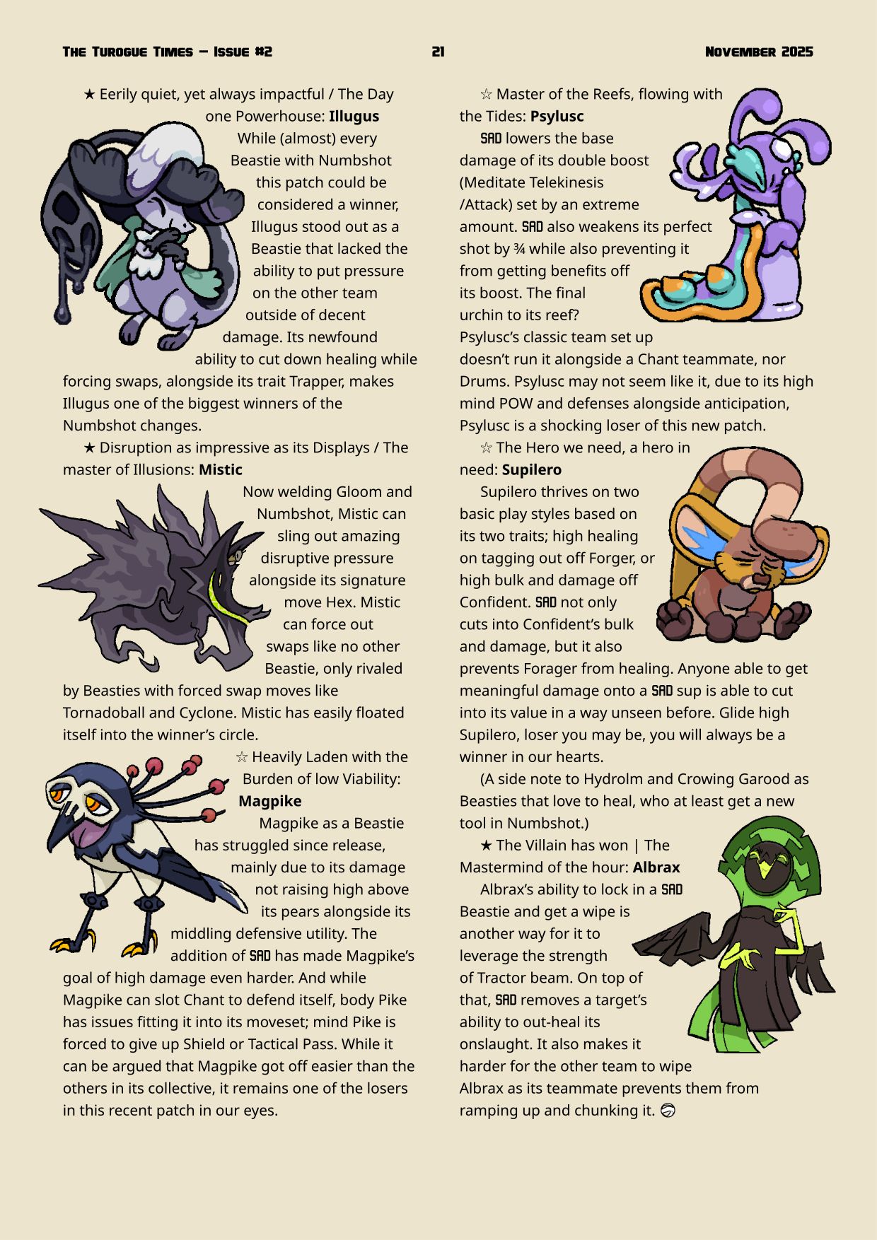 Page 21. Sadness experimental patch overview by Ket